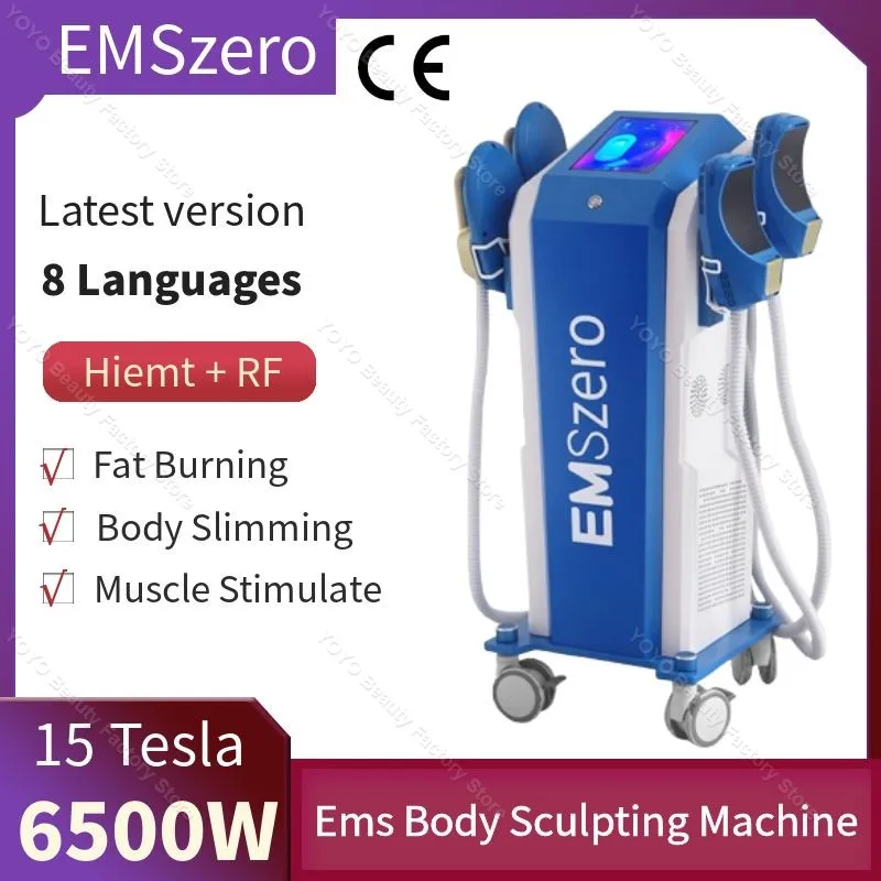 

EMSzero Neo 15 Tesla 200HZ Weight Loss Muscle Building RF EMS Electromagnetic Body Sculpting Hiemt Slimming Machine