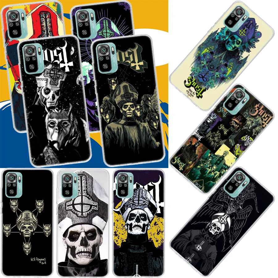 Ghost Papa Emeritus Phone Case For Xiaomi Mi 12T Pro 12X 11 Ultra 10 12 Lite 13 5G 11i 11T 10T 9 9T 8 6X 5X Cover Soft Fundas Pa