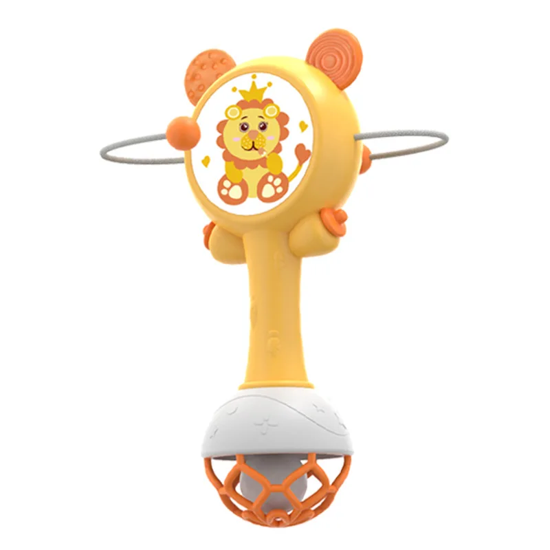 Baby Rattle Toys Teether Hand Bells Mobile Infant Stop Weep Tear Rattles Early Educational Toy for Newborn Gifts 0-18M