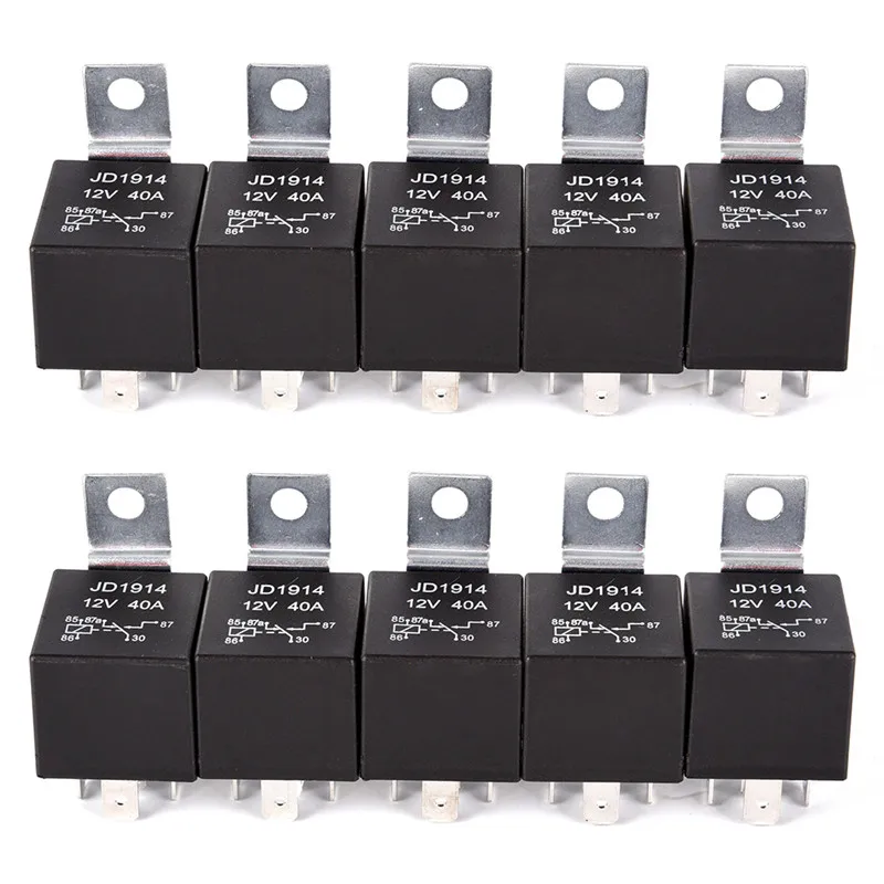Waterproof Car Relay Automotive Power Relay 12V DC 5 Pin 40A Long Life JD1914