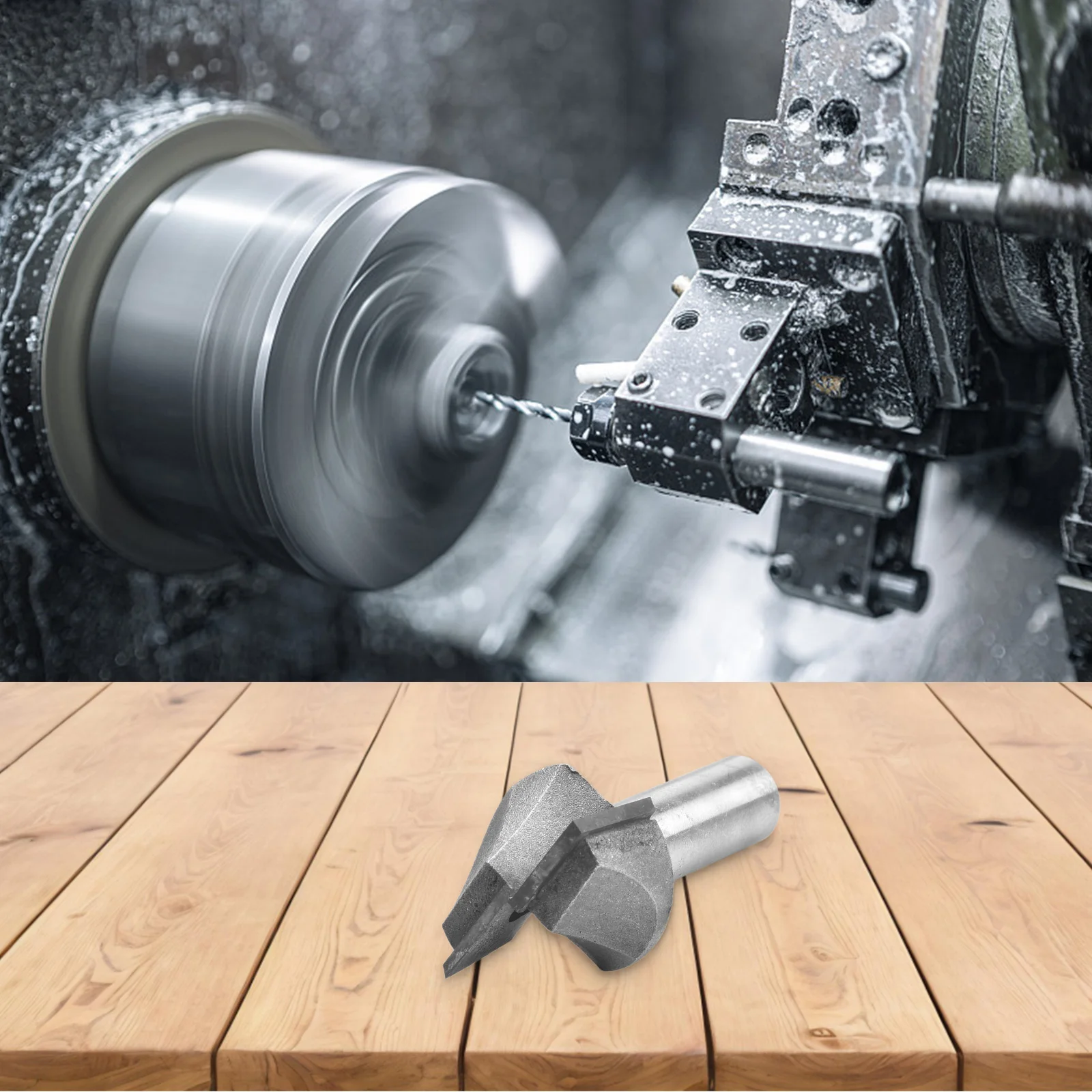 1/2 Shank Milling Cutter 1 Pc 6*3.2*3.2 Cm Cemented Carbides Clear Bottom For Hand Making Milling Cutter Brand New