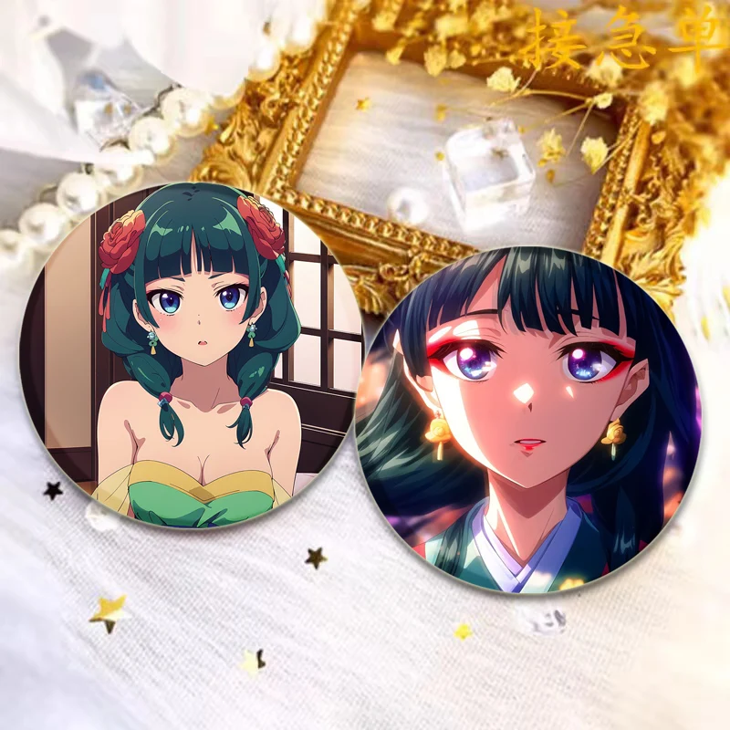 Anime The Apothecary Diaries Brooch Manga Kusuriya No Hitorigoto Jinshi Mao Mao Cartoon Badge Bag Accessories Handmade Pins