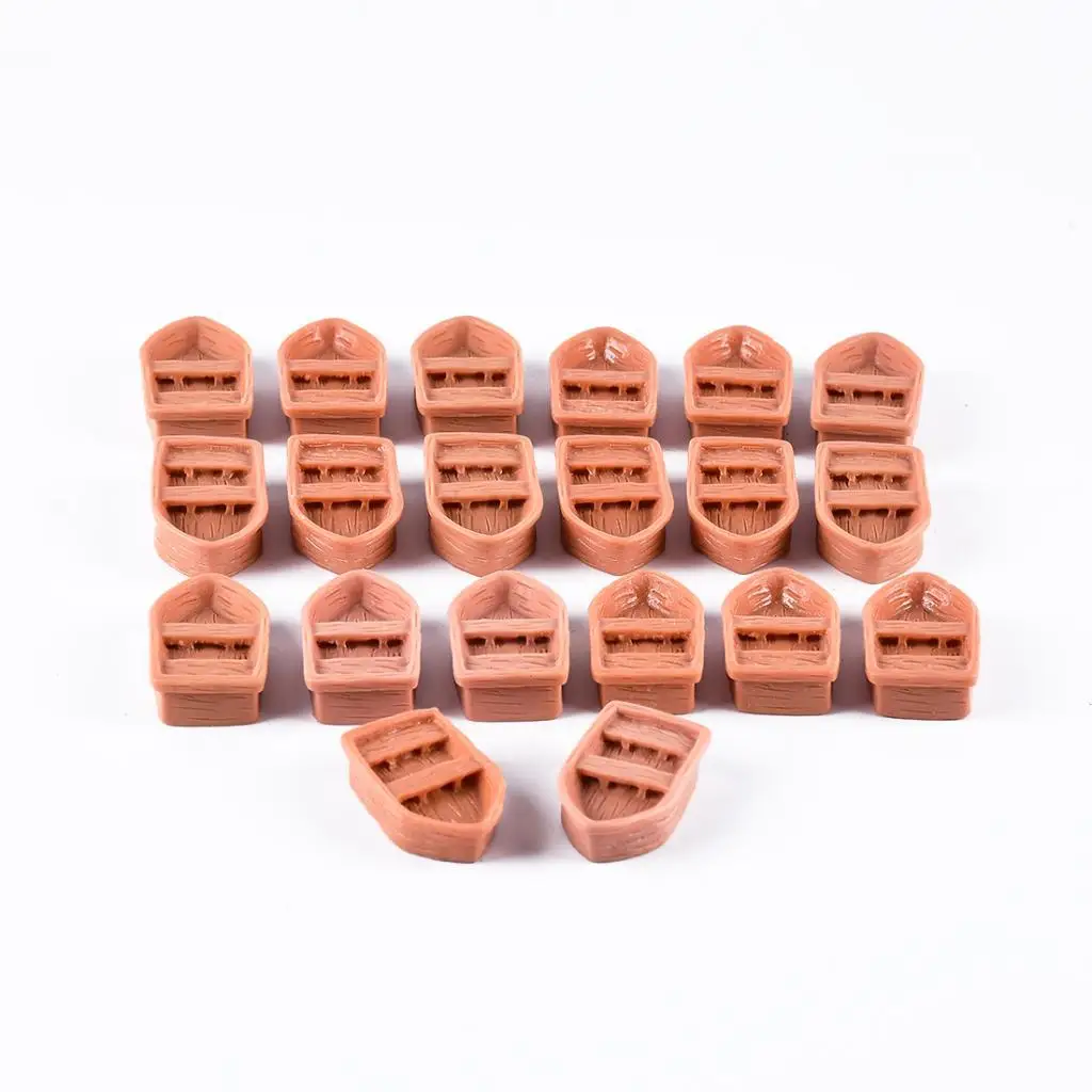 20-delig harsdecoratie Microlandschaft hars staand ornament