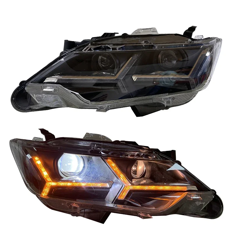 High qualityFor   Camry XV50 Facelift Head Light 2015 2016 2017 Led Headlight Upgrade Projectors Head Front Lamp DRL Assemb