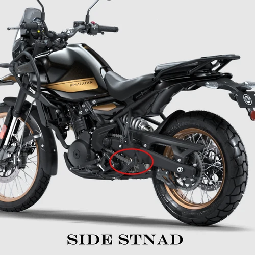 Imagen 2 del producto Para Royal Enfield Himalayan 450 Himalayan450 2024 2025 2026 CNC soporte lateral para motocicleta accesorios de extensión de pie