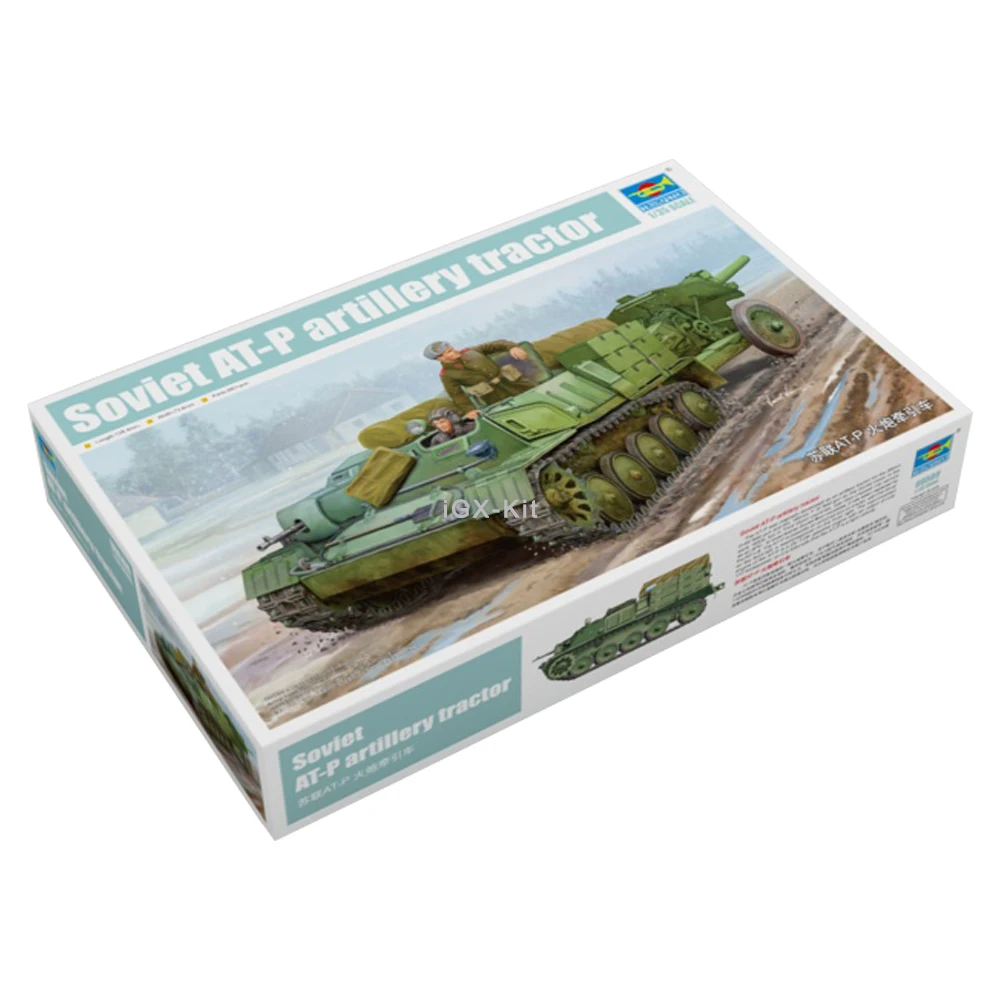 Trumpeter 09509 1/35 Soviet AT-P Artillery Tractor Military Assembly Plastic Gift Toy Model Building Kit