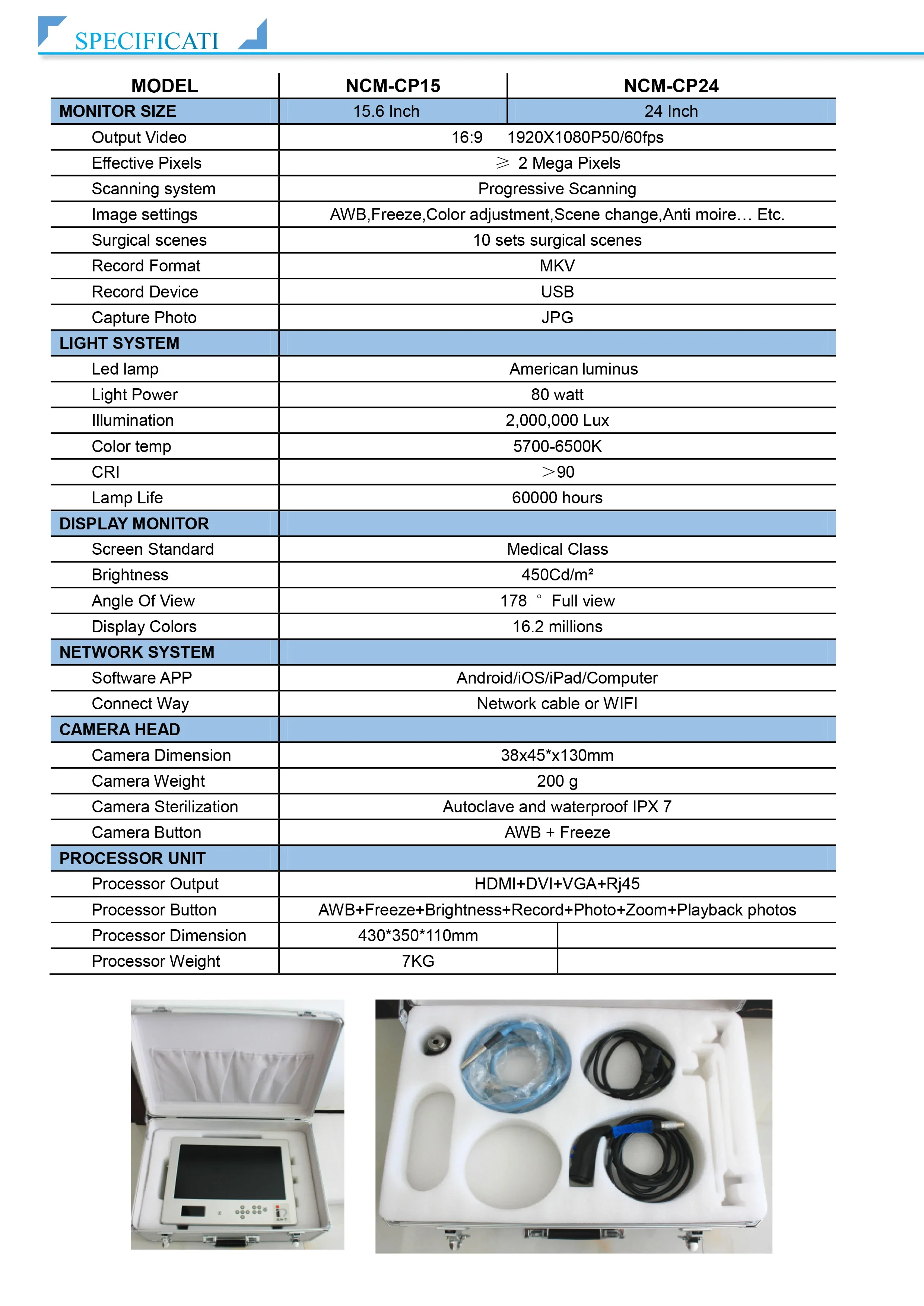 Factory Price HD Surgery  E.N.T. Endoscopy  System Set