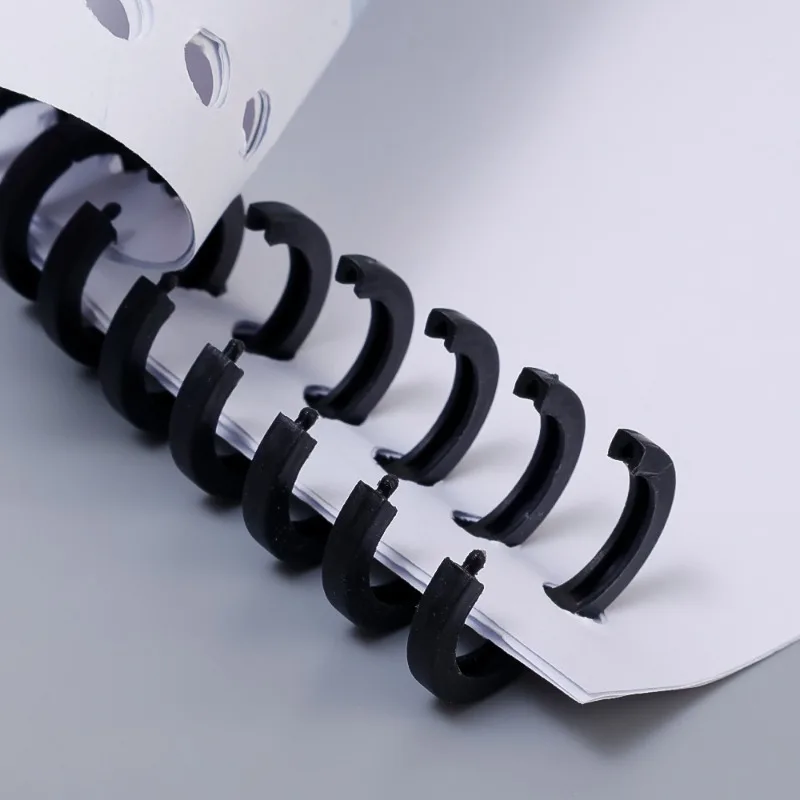 5/1Pcs 30 Holes Spiral Binding Coils Binding Spines Combs Snap Split Binder Rings for Notebook DIY Paper Photo Album Stationery