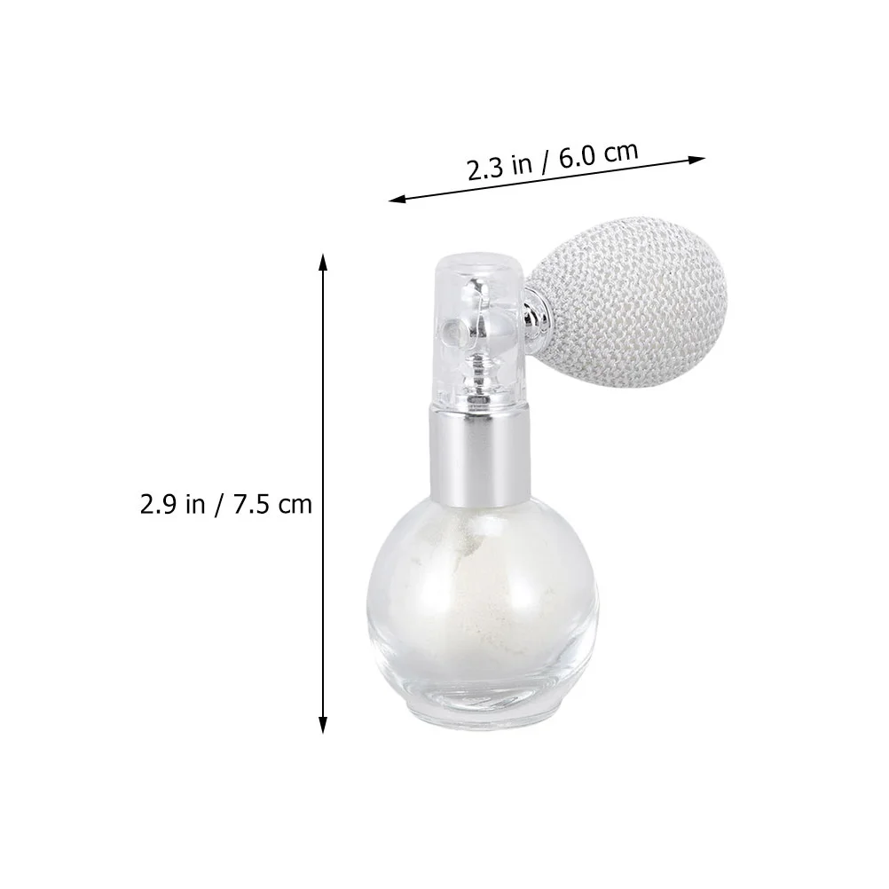 2 個グリッタースプレーボトル高光沢パウダースプレーヤー顔ボディハイライターメイクアップアクセサリースパークリングパウダースパンコールスプレーヤー