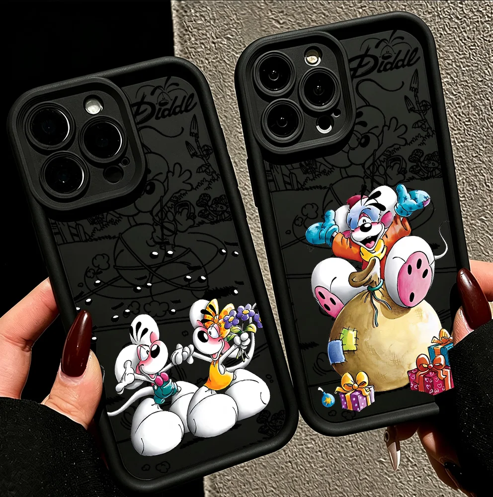 Cute Cartoon D-Diddls New Phone Case For Samsung S26 S25 S24 S23 S22 S21 S20 F06 M16 Note 20 FE Plus Ultra 4G 5G Soft TPU Cover