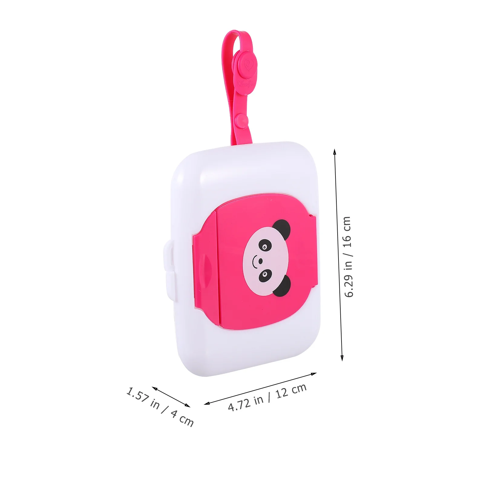 1 قطعة صندوق تخزين منديل الطفل المحمولة الأنسجة المبللة PP البلاستيك خفيفة الوزن مع حزام معلق لحقيبة حفاضات عربة الطفل #2