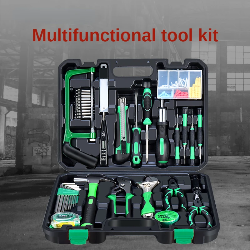 Household Hand Tool Set Hardware Electrician Special Maintenance Multi-function Tool Box Complete Set Opbergbox Household Case