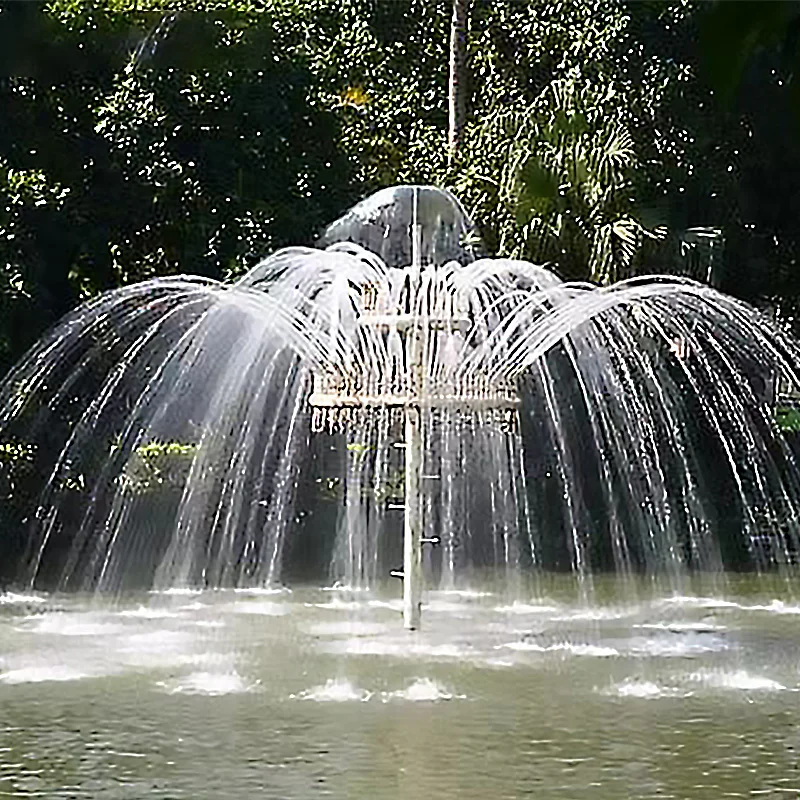 Outdoor Stainless Steel Garden Fountain Landscape Water Feature for Garden Project