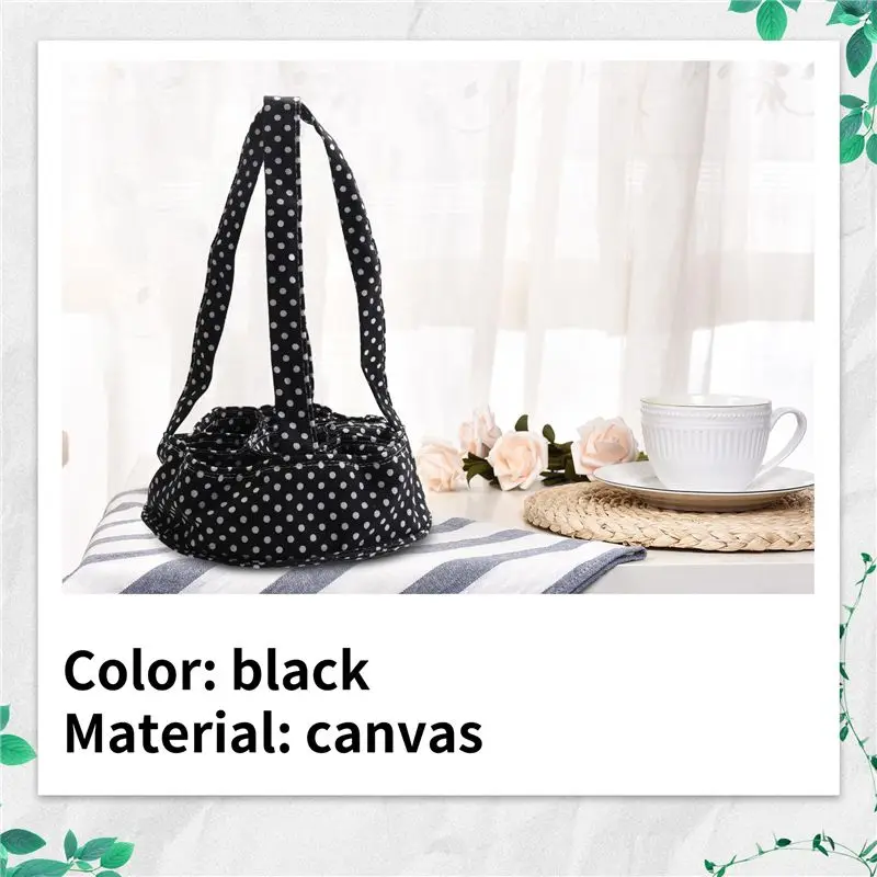 Y51A 9 Pockets Canvas Egg Gathering Bag Handbag for Chicken Duck for Goose Eggs Collection Farm Supplies Storage