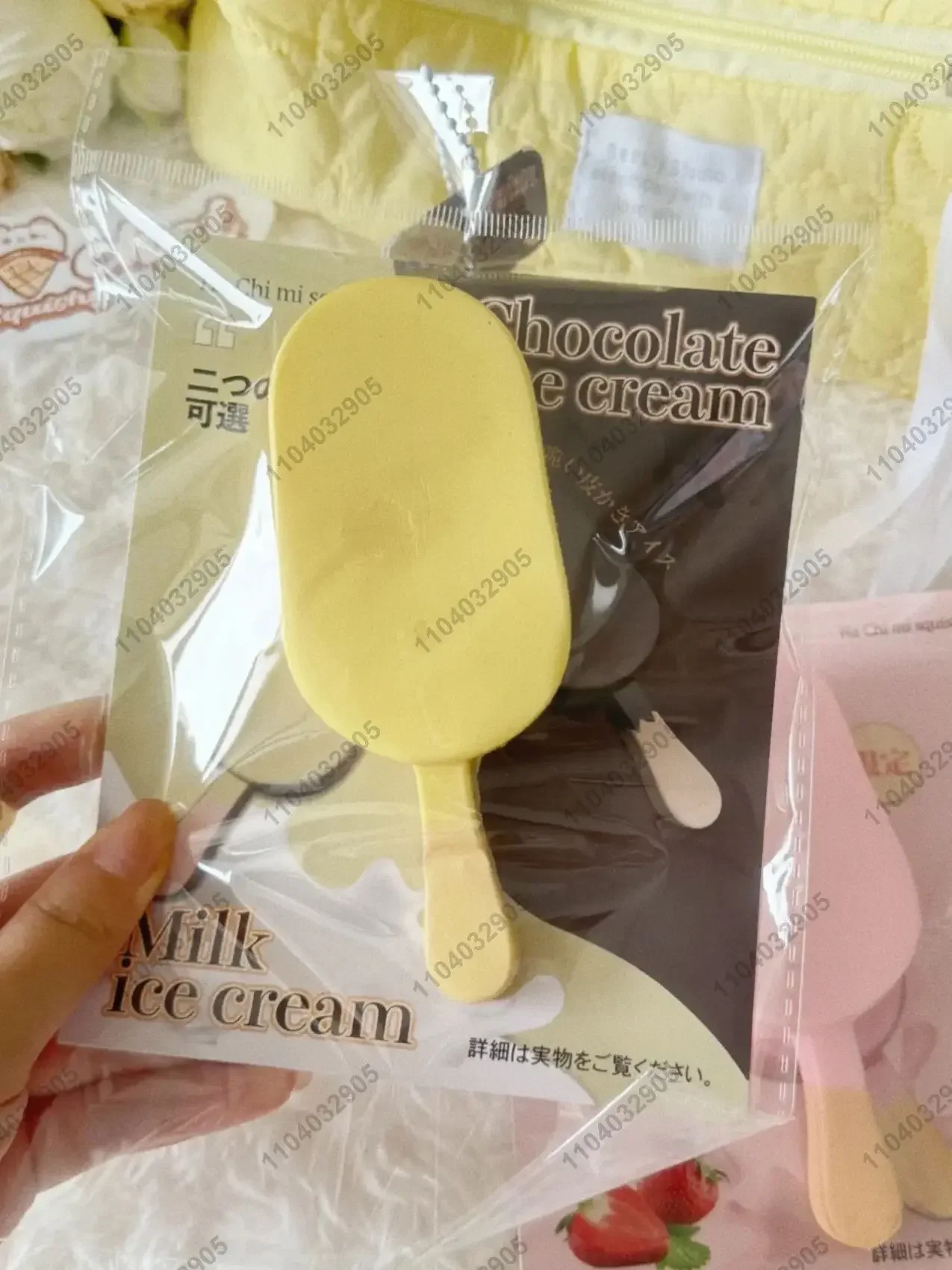 Chocolate Ice Cream Squishy Toy Slow Rebound Popsicle Stress Release Squeeze Toy Hand Relaxation Gift Item Toys