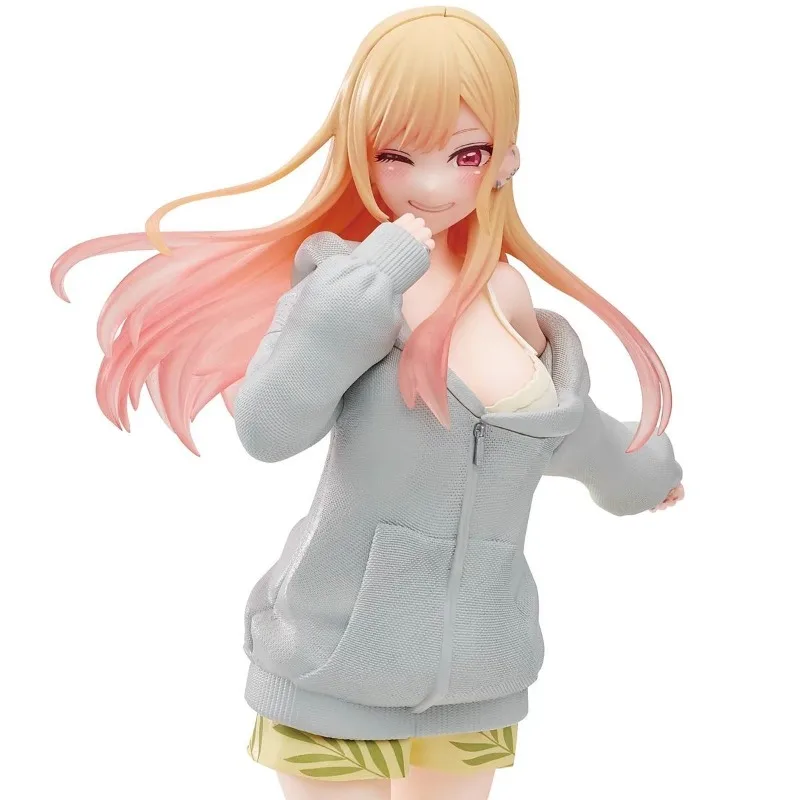 

Kitagawa Marin My Dress Up Darling Hoodie Anime Girl Figure Desktop Decoration PVC Statue Model Collectible Gift