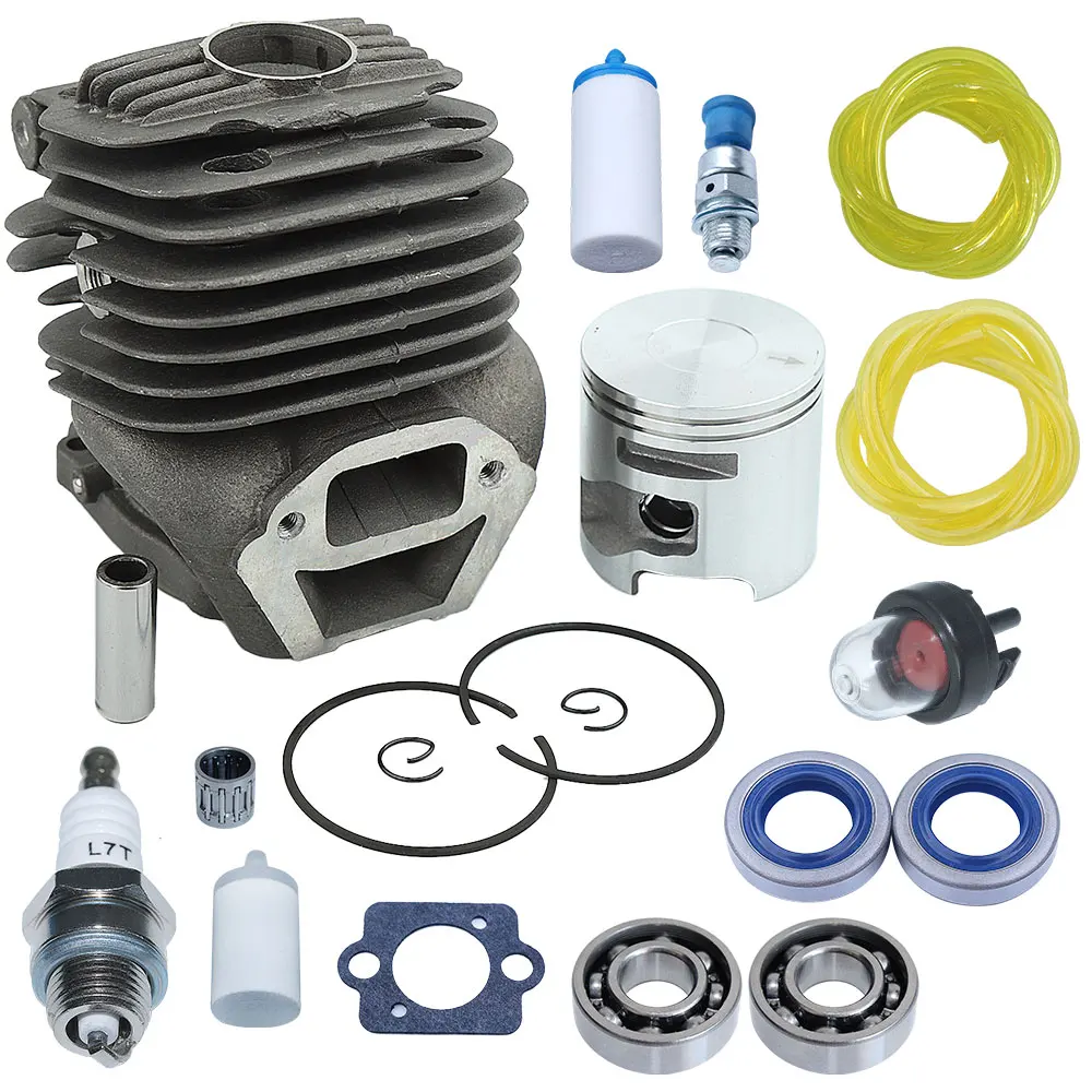 51 มม.ชุดลูกสูบกระบอกสูบ 506 38 61-71 สําหรับ K750 K760 Husqvarna Partner ตัดคอนกรีต Saw Cortador De Grama