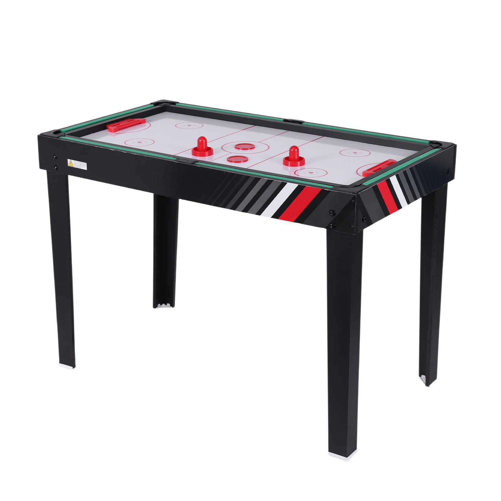 

4-In-1 Air Hockey Table Combo with Football Billiards Ice Hockey Table Tennis Indoor Desktop Game Set Wear Resist for Kids Gift