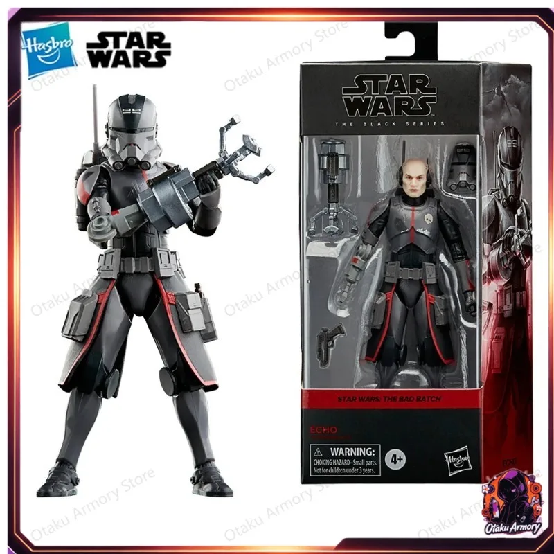 (In Stock) Hasbro Star Wars The Black Series Echo The Bad Batch 15cm Collectible Action Soldier Figure Model Toys
