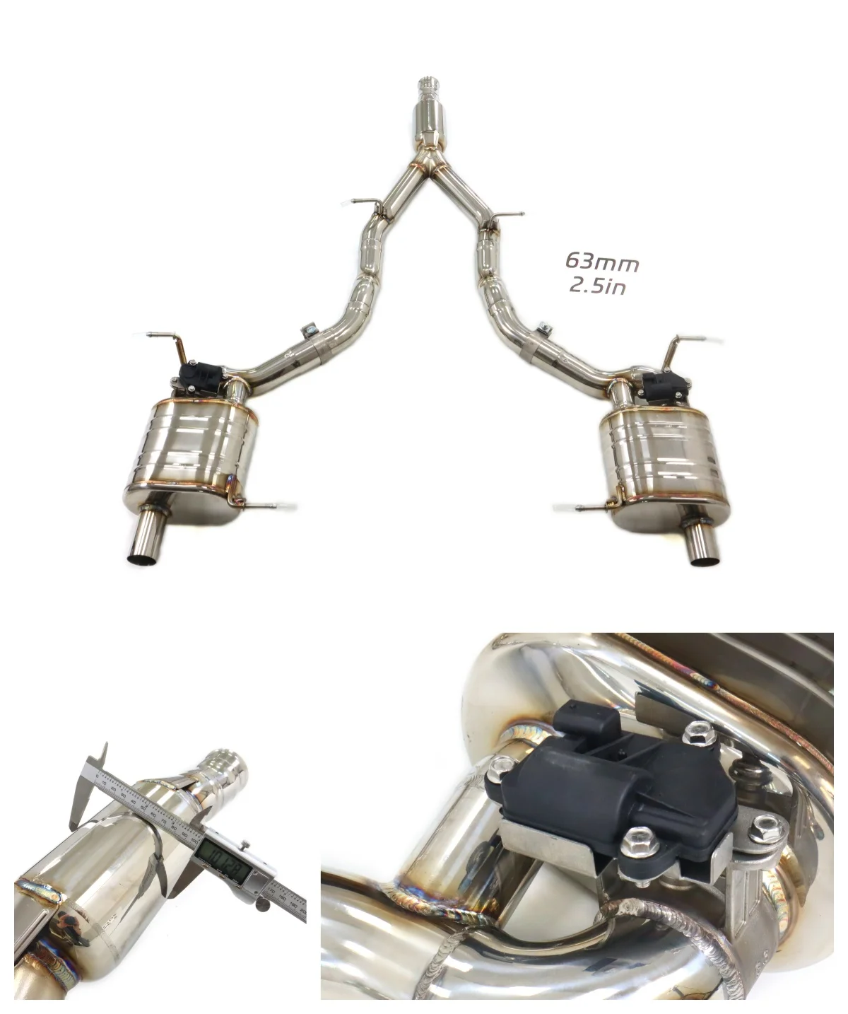 

Выхлопная система Catback из нержавеющей стали для Mercedes Benz SLK200 R230 с клапаном HMD, сертифицированная по стандартам качества.