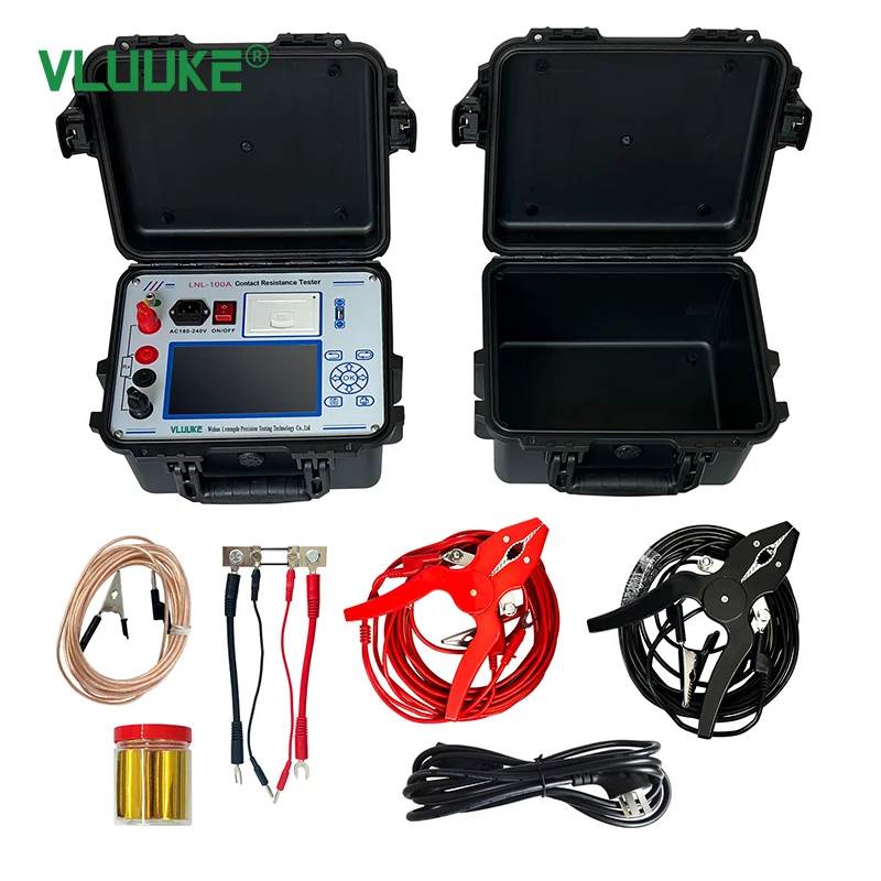 VLUUKE LNL-100A Electronic Contact Resistance Tester 220V Secondary Injection Relay for Test