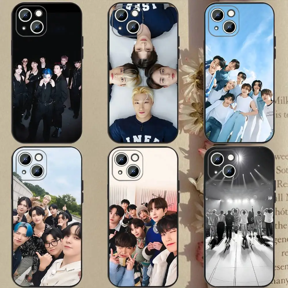 1 قطعة Kpop A-ATEEZ جراب هاتف سيليكون لينة آيفون 17 الهواء 16 15 14 13 12 11 زائد برو ماكس زائد