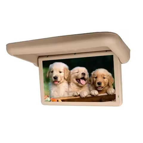 New best selling full HD USB Video Input 22 inch car coach caravan touring bus motorized roof ceiling LCD tv screen monitor