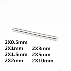 2mm Mini małe okrągłe magnesy 100/300/500/1000 sztuk 2X1 2X2 2X3 2X5 2X10mm tarcza z magnesem neodymowym trwałe silne magnes