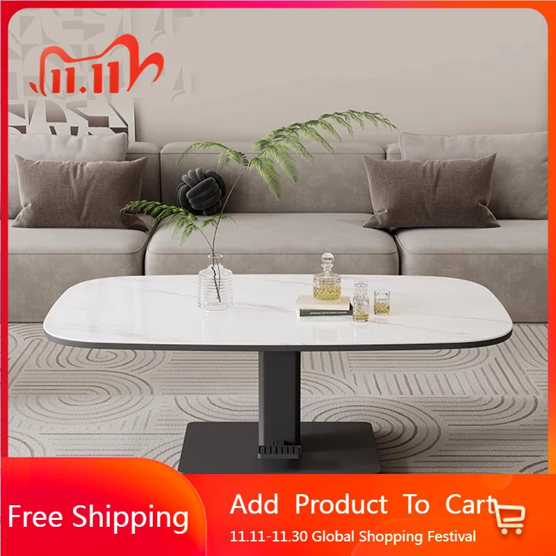 

Дизайнерское украшение Журнальный столик Прозрачный эстетический стоячий итальянский приставной столик Центр письма Mesas Bajas Постмодернистская мебель