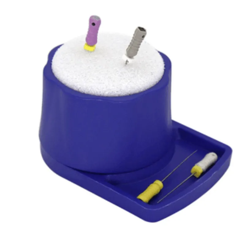 PIORPOY1pcDental Endo Files Cleaning Stand Endodontic Organizers Dentistry Instruments Tools Storage Box Odontologia Accessories