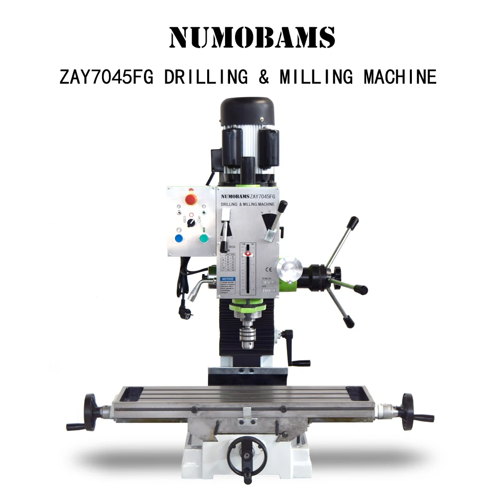 NUMOBAMS ZAY7045FG 1.5KW(2HP)  Tapping Drilling & Milling Machine