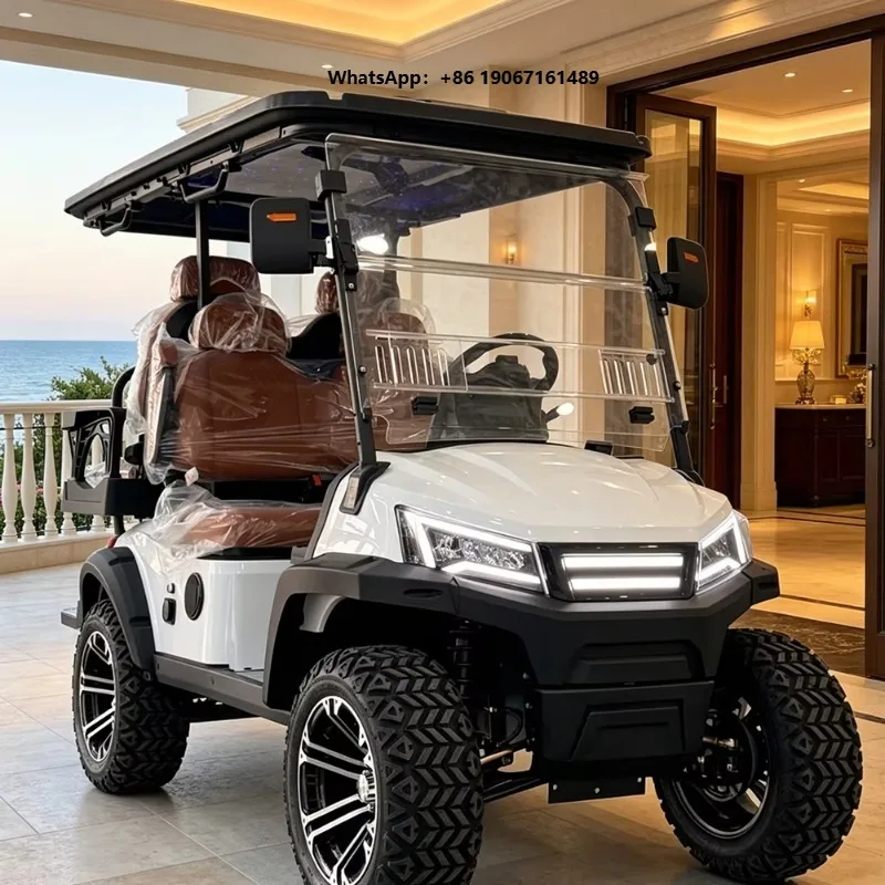Manufacturer Custom Color 4 Seat Electric Golf Cart with Custom Color LYH
