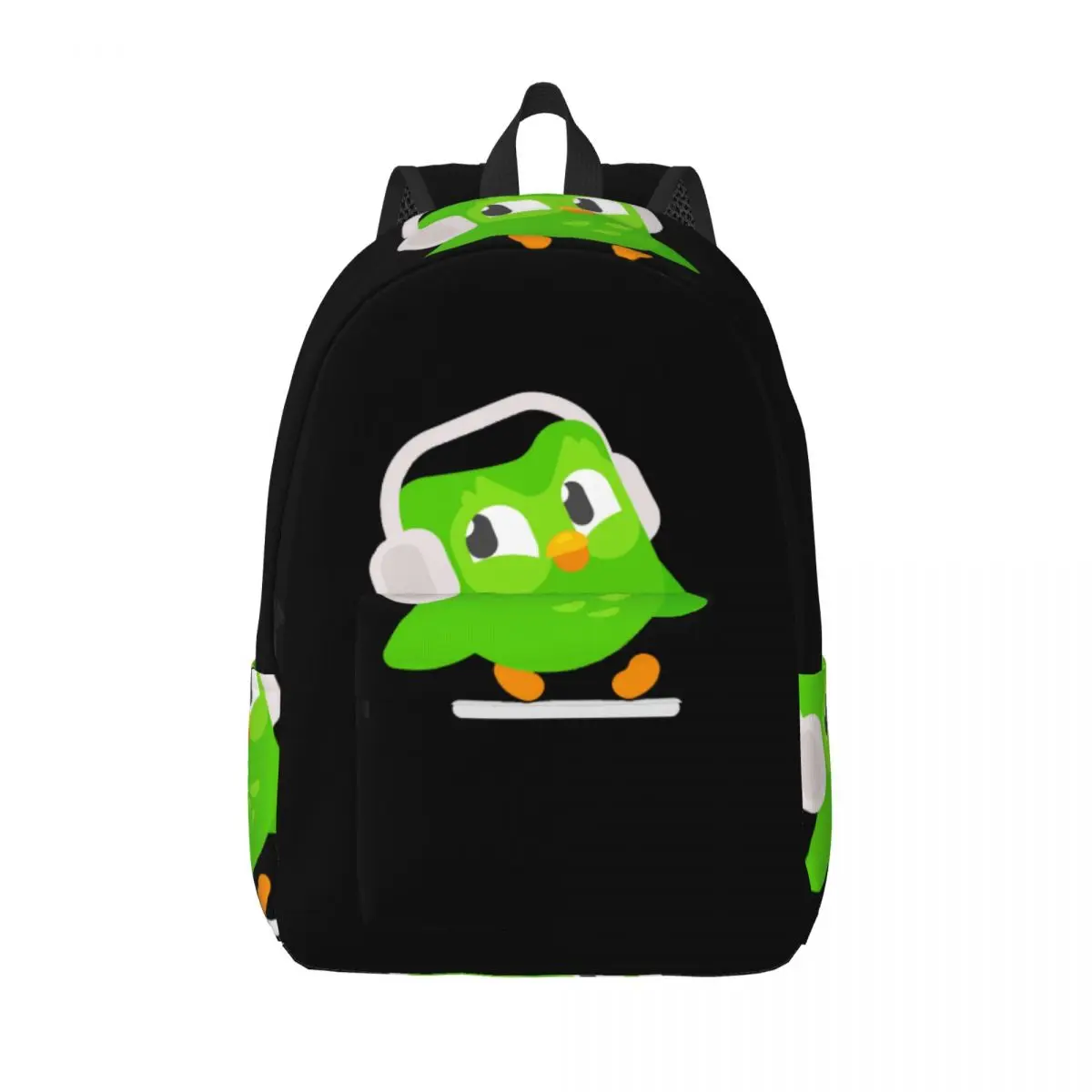 

Duolingo Owl Duo Student Backpack School Bag Hiking Travel Daypack for Boys Girls Bookbag Shoulder Bags