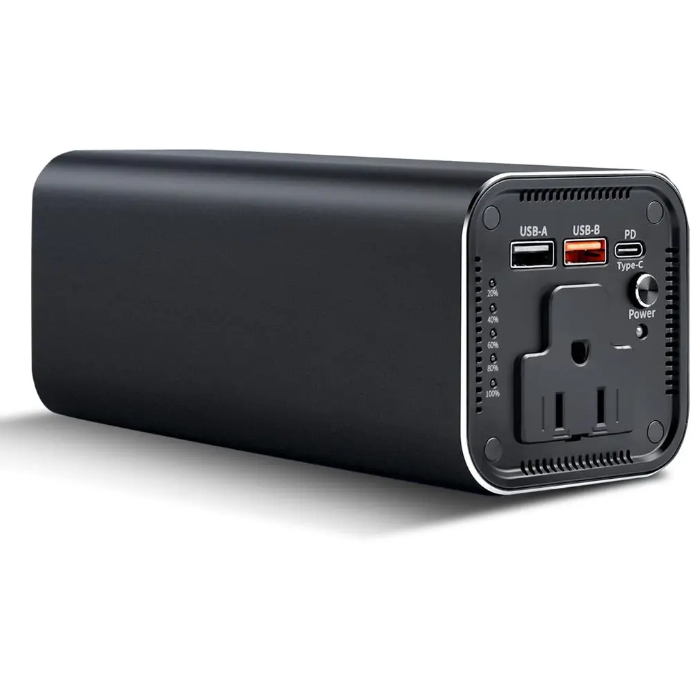 

100W AC Outlet 98Wh Power Bank for Laptops, 27000mAh USB-C PD Charging, Ideal for Travel and Outdoors