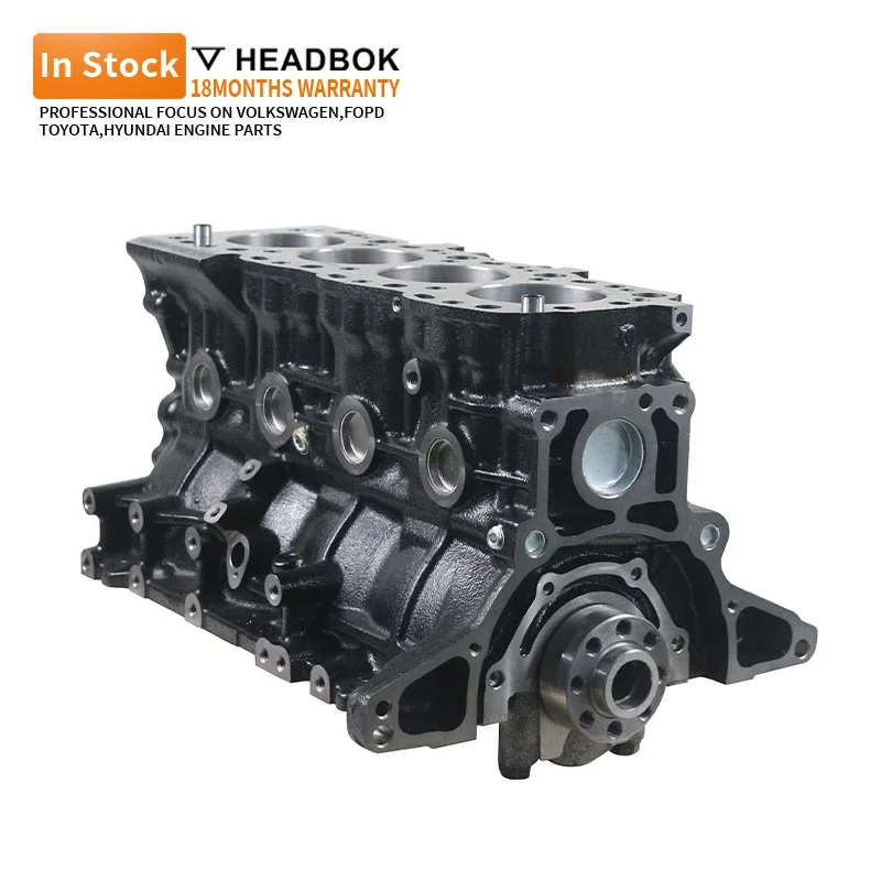 

HEADBOK New Auto Diesel Complete Engine Assembly 2L Cylinder Block Short Block Motor For Toyota Dyna Hilux Hiace Land Cruiser