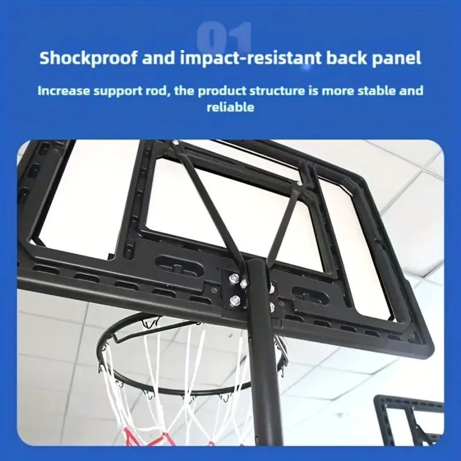 

Indoor Outdoor Basketball Toy: Durable and Easy to Move