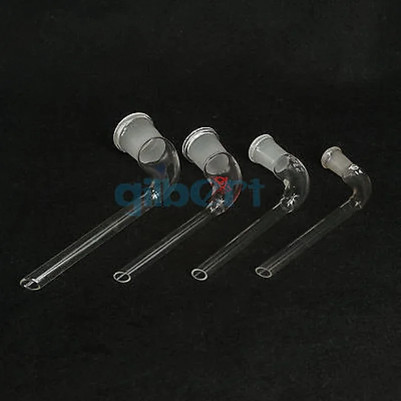 14/23 19/26 24/29 29/32 Joint Distilling Glass Adapter 105 Degree Bend Laboratory Glassware