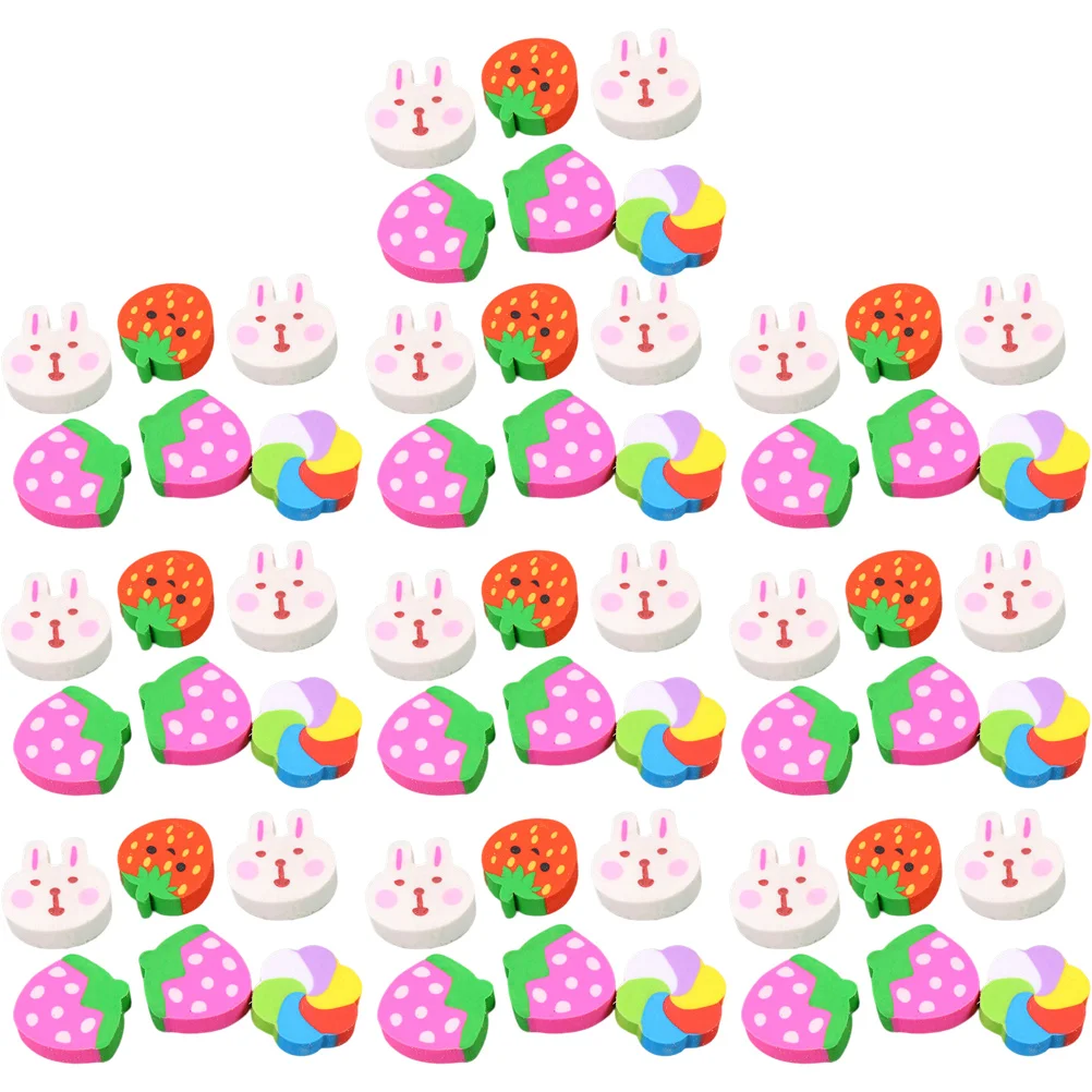 

60Pcs Cartoon Mini Erasers for Kids Bulk Multi-Function Portable Cute Animal Erasers Classroom Office Use