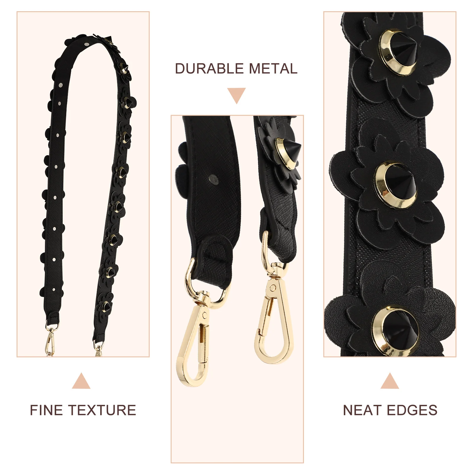 

1Pcs Crossbody Strap Lightweight Durable PU Replacement Bag Belt Detachable Shoulder Strap for Women Tote Clutch