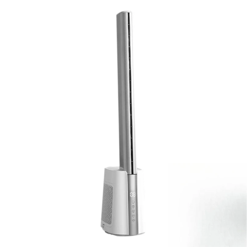 

Living room intelligent bladeless oscillating air cooling tower fan hot and cold Dc motor electric bladeless floor fan