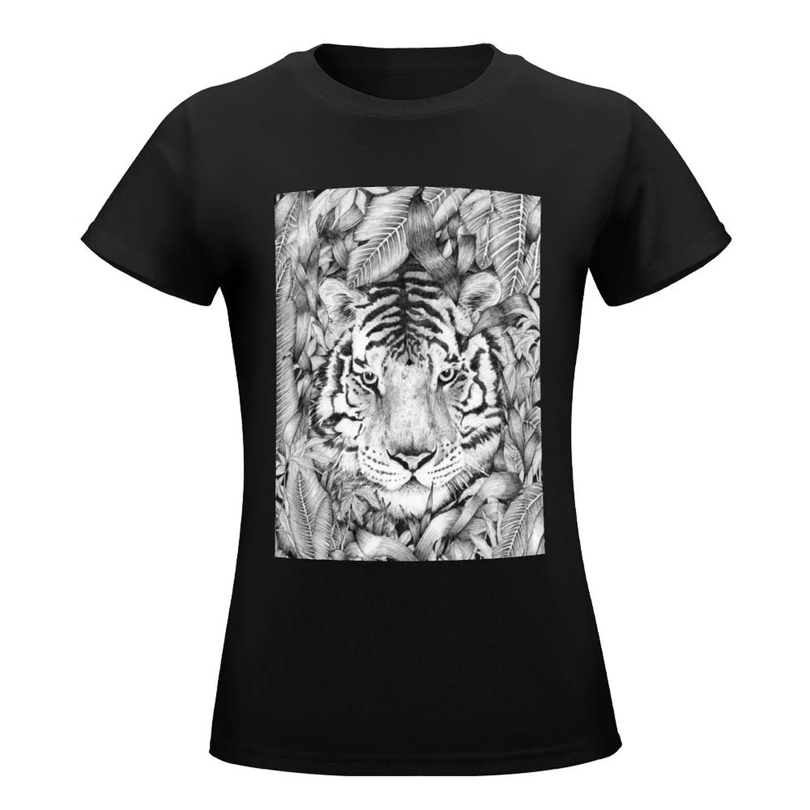 Jungle Tiger Majesty T-Shirt tees vintage clothes western t shirts for Women