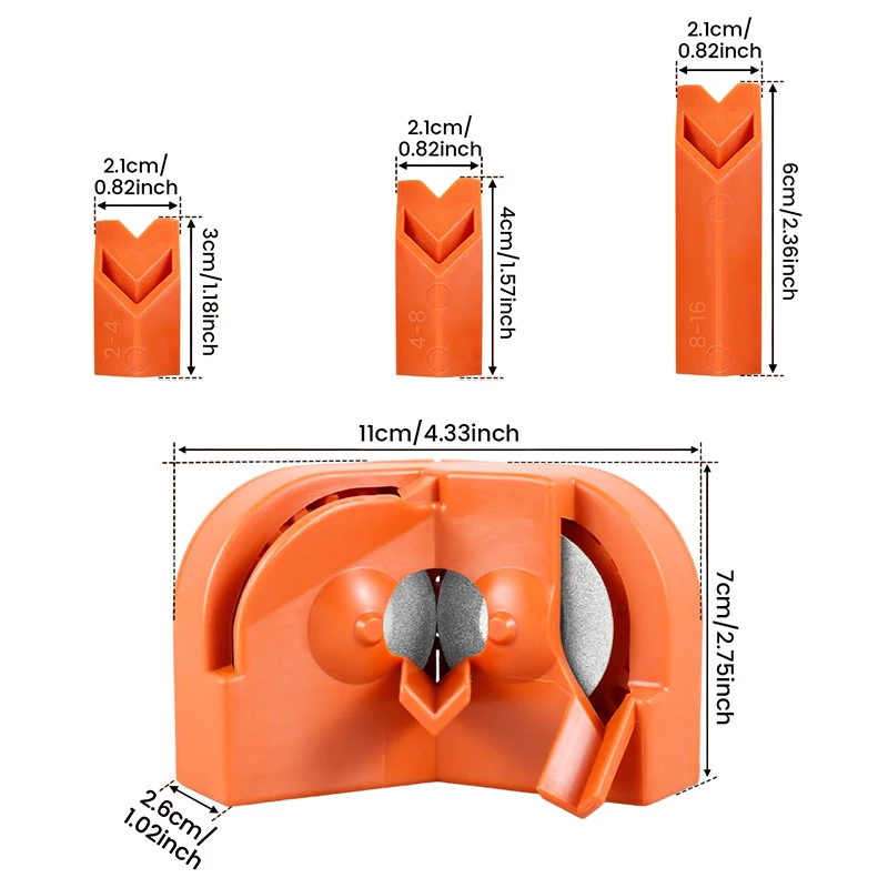 Drill Bit Sharpener Multipurpose Drill Bits Grinding Sharpener For High Speed Steel Masonry Carbides Coated Grinder