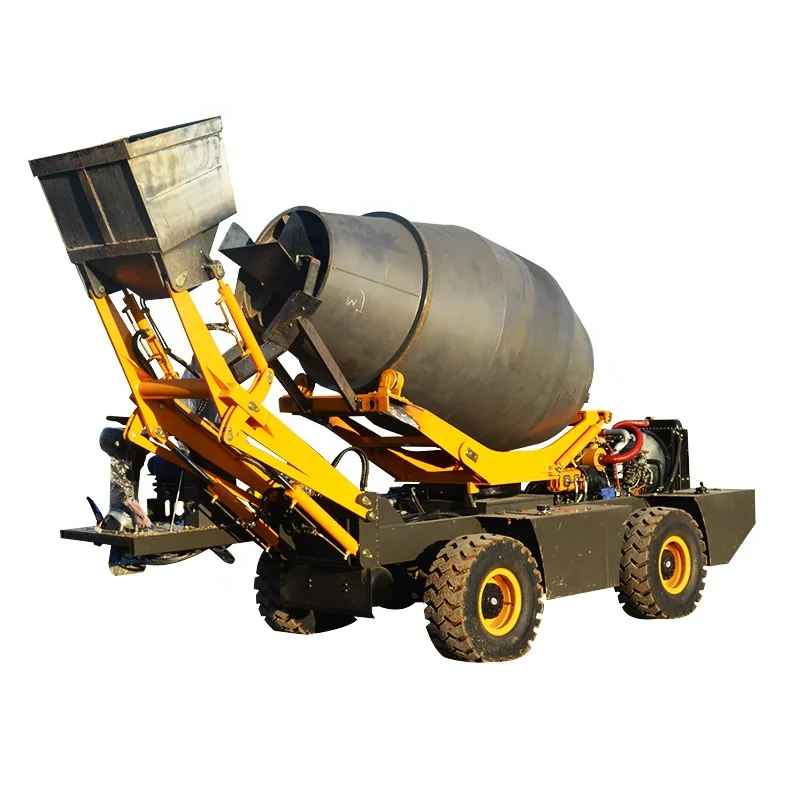 Customized Self-loading Concrete Mixer Truck High Quality Agitator Cement 3.5m3 Self-charging Concrete Mixer Truck