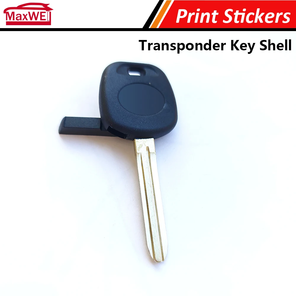 10Pcs/Lot Replacement Transponder Key Shell Fob for Toyot-Car Holder Chip Hollow Uncut Blade