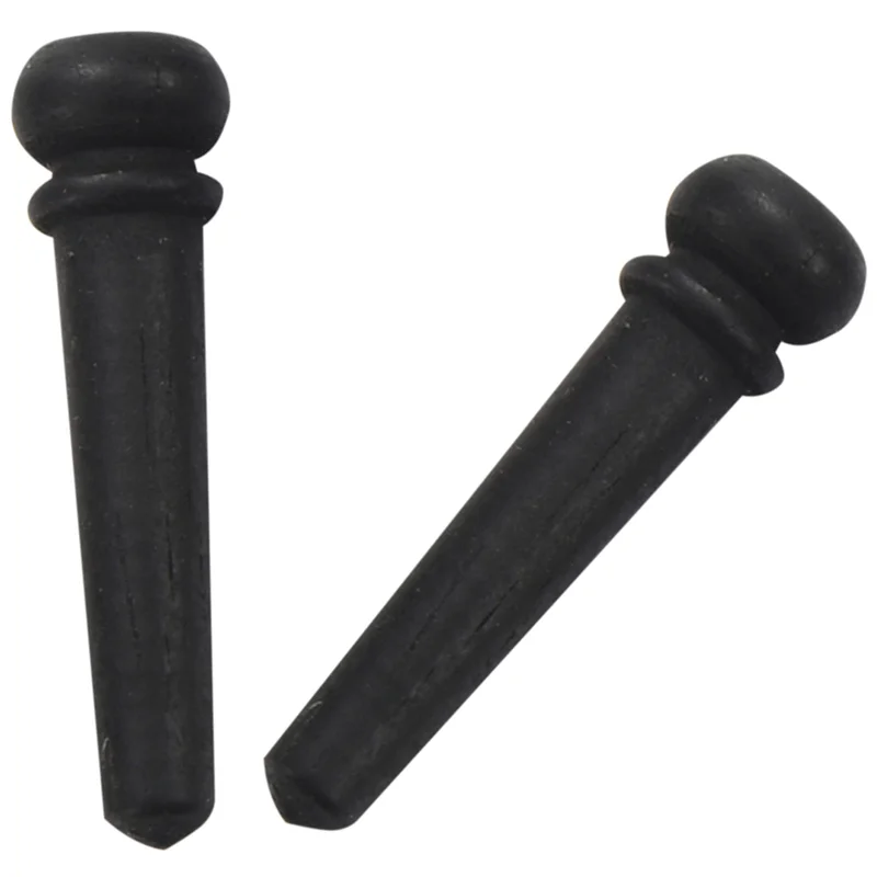 

ABKV-36Pcs Black Ebony Shell Guitar Bridge Bone Pins Set With Green Abalone Dot For Acoustic Guitar Accessories