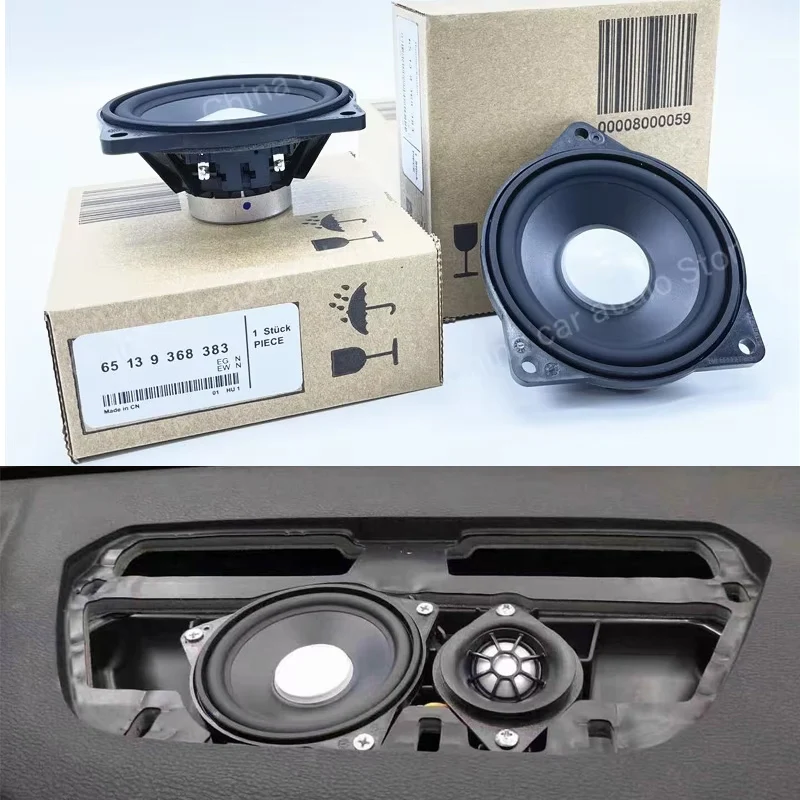 4 Inch HiFi Center Channel Speaker for BMW F10 F11 F20 F30 F31 F34 E60 E90 G20 G30 3/5 Series Audio Upgrade  HiFi Sound