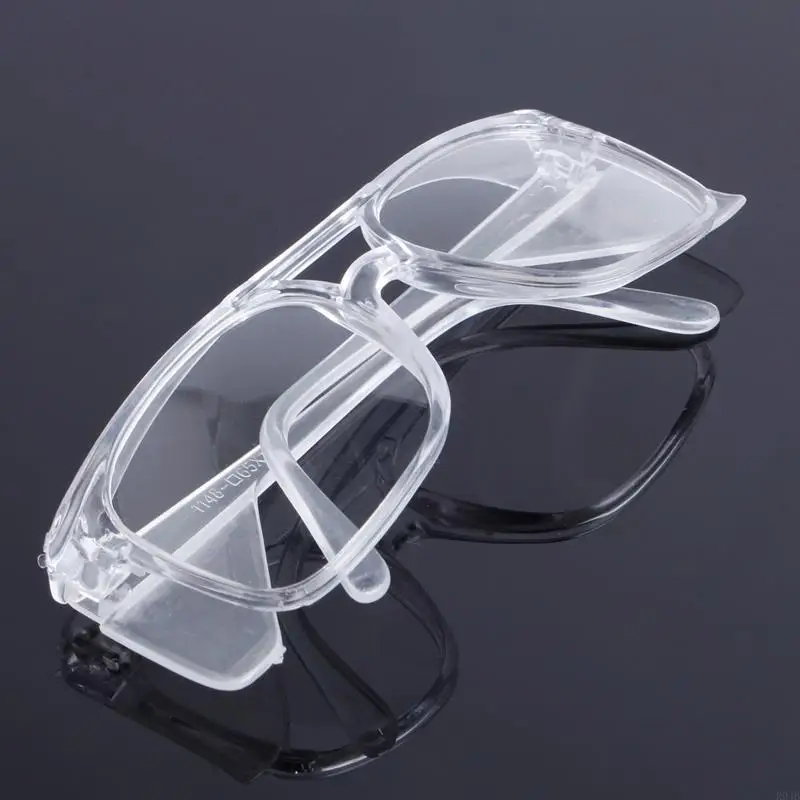 

R9JB Clear Safety Work Lab Goggles Eyewear Glasses Eye Protective Anti Fog Spectacles