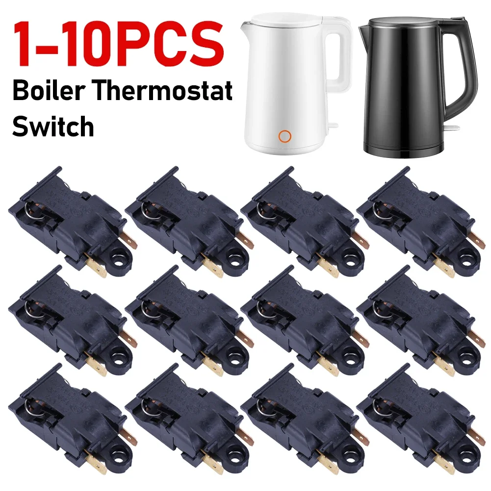 

Boiler Thermostat Switch 13A 250V Electric Kettle Steam Pressure Jump Switch Universal Accessory Kettles Pressure Jump Switch