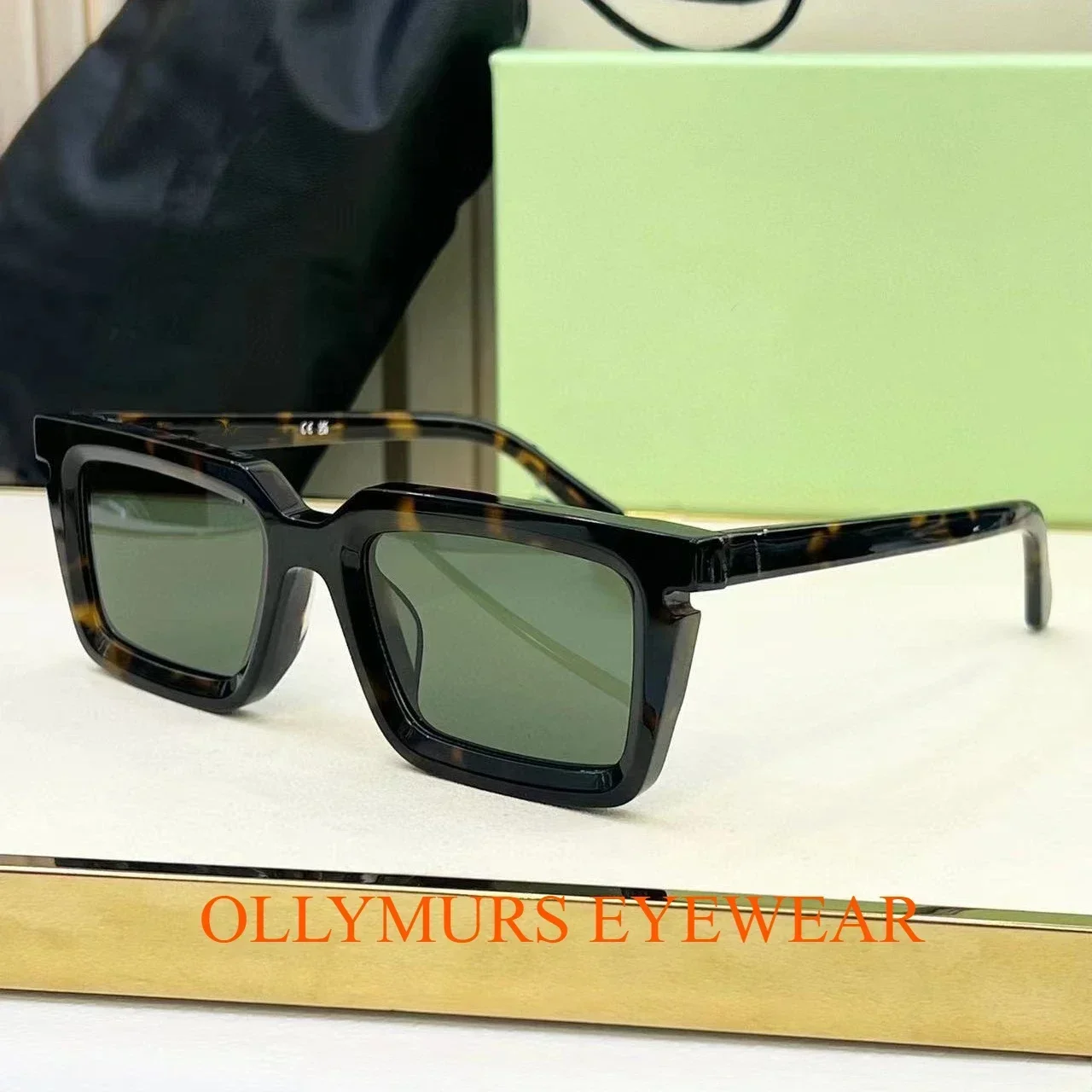 Designer OERI113 Trendy Brand OFF Fashion Versatile Corner Flower Premium Sunglasses Neutral Street Style Sunglasses