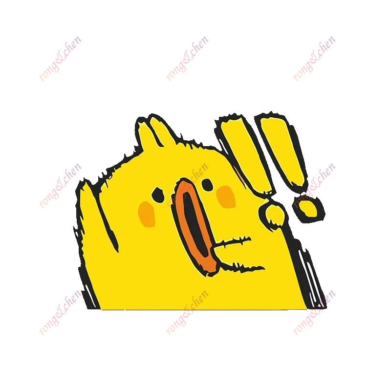 

Funny Car Sticker Surprised Chick for Car Motorcycle Racing Helmet Laptop Trunk Body Car Window Surfboard Waterproof PVC Decals